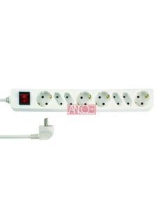 ANCO Table socket 4+4 way, 5m