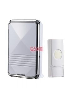 ANCO Wireless doorbell, 80m, silver