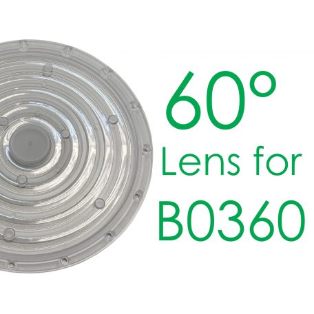 T6229/A0,60° Lens for B0360-A3B-NW, LED High Bay Light, 1-10V dimmable Turbo 360*184mm, 200W, 4000K, IP65