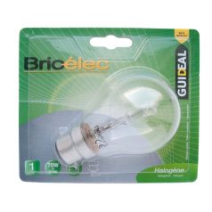    LANDLITE Bricélec Halogén izzó, 70W, A55, 1251lm, 2900K, B22 "bajonett" foglalatú izzó alap fényforrás (HSL-A55-70W)