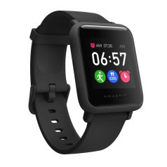   Amazfit Bip S Lite Charcoal Black (szénfekete)  A1823, Okosóra, Smartwatch, Zepp, Huami, Okos Óra, Smart Watch, Fitness, Fitnesz, Egészség, Sport