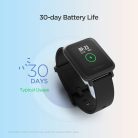 Amazfit Bip S Lite Charcoal Black (szénfekete)  A1823, Okosóra, Smartwatch, Zepp, Huami, Okos Óra, Smart Watch, Fitness, Fitnesz, Egészség, Sport