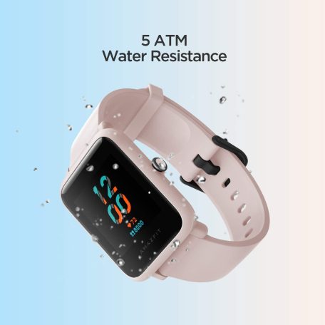 Amazfit Bip S Lite Pink A1823, Okosóra, Smartwatch, Zepp, Huami, Okos Óra, Smart Watch, Fitness, Fitnesz, Egészség, Sport