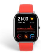 Amazfit GTS - Vermillion Orange - A1914 Smartwatch, Smart Watch, Okosóra, Okos Óra, Intelligens Óra, Fitness, Fitnesz,  Sport