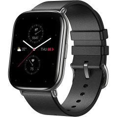   Amazfit Zepp E  Polar Night black (sötétebb szürke) négyszögletes A1958 Okosóra, Smartwatch, Zepp, Huami, Okos Óra, Smart Watch, Fitness, Fitnesz, Egészség, Sport