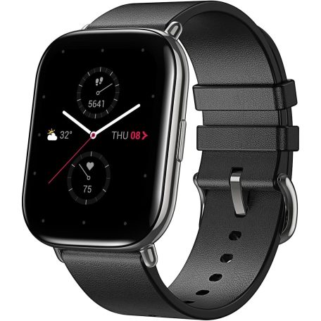 Amazfit Zepp E  Polar Night black (sötétebb szürke) négyszögletes A1958 Okosóra, Smartwatch, Zepp, Huami, Okos Óra, Smart Watch, Fitness, Fitnesz, Egészség, Sport