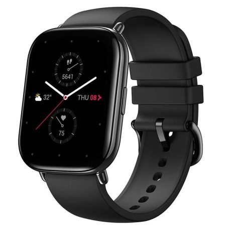 Amazfit Zepp E  onyx black (fekete) négyszögletes A1958 Okosóra, Smartwatch, Zepp, Huami, Okos Óra, Smart Watch, Fitness, Fitnesz, Egészség, Sport
