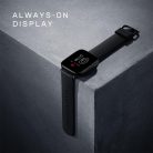 Amazfit Zepp E  onyx black (fekete) négyszögletes A1958 Okosóra, Smartwatch, Zepp, Huami, Okos Óra, Smart Watch, Fitness, Fitnesz, Egészség, Sport