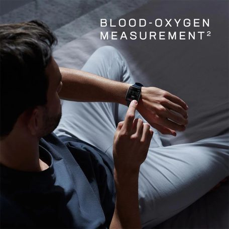 Amazfit Zepp E  onyx black (fekete) négyszögletes A1958 Okosóra, Smartwatch, Zepp, Huami, Okos Óra, Smart Watch, Fitness, Fitnesz, Egészség, Sport