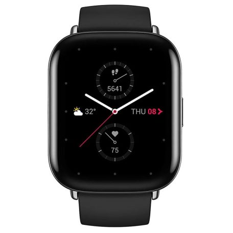 Amazfit Zepp E  onyx black (fekete) négyszögletes A1958 Okosóra, Smartwatch, Zepp, Huami, Okos Óra, Smart Watch, Fitness, Fitnesz, Egészség, Sport