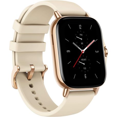 HASZNÁLT Amazfit GTS 2 Gold, A1969, Okosóra, Smartwatch, Zepp, Huami, Okos Óra, Smart Watch, Fitness, Fitnesz, Egészség, Sport  BONTOTT CSOMAGOLÁS