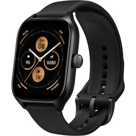 BONTOTT CSOMAGOLÁS A2168 Infinite Black (fekete) -Amazfit GTS 4, A2168, Okosóra, Smartwatch, Zepp, Huami, Okos Óra, Smart Watch, Fitness, Fitnesz, Egészség, Sport  
