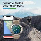 Amazfit T-Rex Ultra Fekete A2142, Okosóra, Smartwatch, Zepp, Huami, Okos Óra, Smart Watch, Fitness, Fitnesz, Egészség, Sport