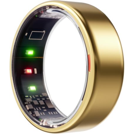POBOVi Gen-1, Arany szín, Méret 9, Okosgyűrű, Okos Gyűrű, Smart Ring, Fitness, Fitnesz, Sport  BONTOTT CSOMAGOLÁS