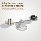 POBOVi Gen-1, Ezüst szín, Méret 7, Okosgyűrű, Okos Gyűrű, Smart Ring, Fitness, Fitnesz, Sport