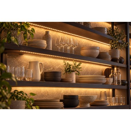  LANDLITE Rolux LED szalag, 9.6W/m, 780lm/m, 2800K, 120LED/m, 24V, IP20 (5m / tekercs)
