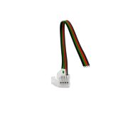    LANDLITE Csatlakozó - Kábel, 15cm kábel, 10mm, 4-pin, IP20, RGB LED szalag csatlakozó