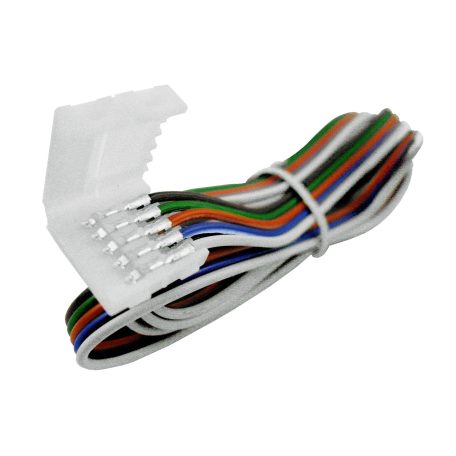  LANDLITE Csatlakozó - Kábel, 100cm kábel, 12mm, 5-pin, IP20, RGB-W LED szalag csatlakozó