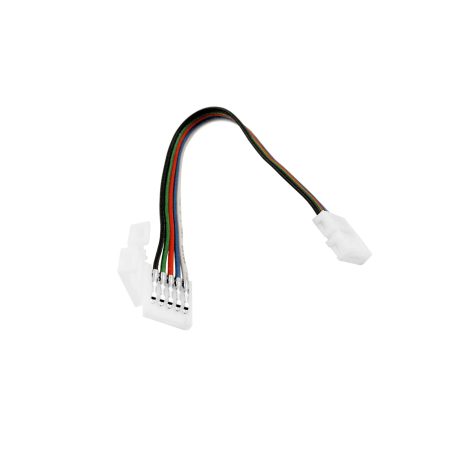  LANDLITE Csatlakozó - Csatlakozó, 15cm kábel, 12mm, 5-pin, IP20, RGB-W LED szalag csatlakozó