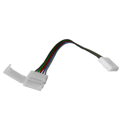  LANDLITE Csatlakozó - Csatlakozó, 15cm kábel, 12mm, 5-pin, IP20, RGB-W LED szalag csatlakozó