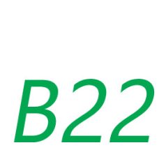B22 Foglalat